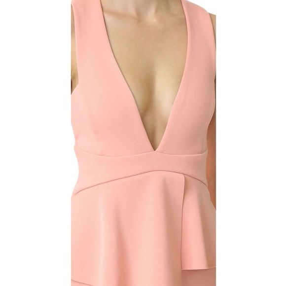 NEW BEC & BRIDGE Banditti V-Neck Peplum Dress - Picture 5 of 5